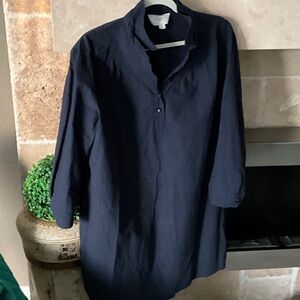 Women's Navy Tunic Top